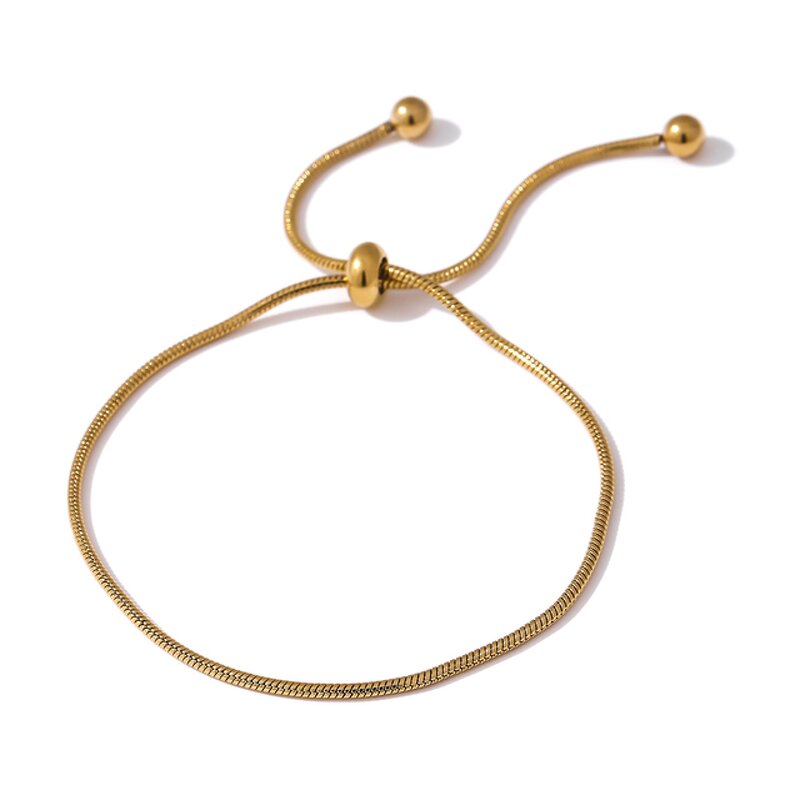 Retractable Snake Bracelet Manufacturer - JINYOU 1908 Wholesale 18K Gold Plated