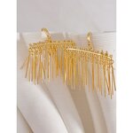 Copper Fashion Earrings Manufacturer - JINYOU Personalized Exaggeration Creative