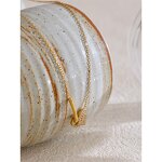 Zircon Heart Necklace Supplier - JINYOU 5187 New Arrival PVD Stainless Steel