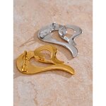 Hollow Heart Brooch Manufacturer - JINYOU 4528 New Arrival Stainless Steel Pin