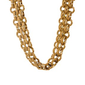 Metal Chain Set Manufacturer - JINYOU 606 Waterproof 18K Gold Plated Stainless