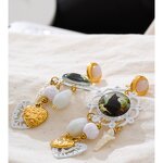 Plastic Earrings Supplier - OEM/ODM JINYOU 1968 Vintage Cat Pattern