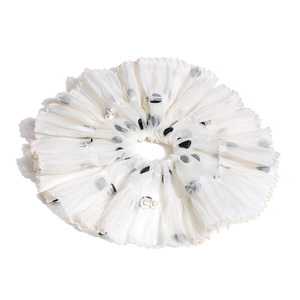 Dotted Hairband Manufacturer - JINYOU 0024 New Trend Polyester Fabric Cherry