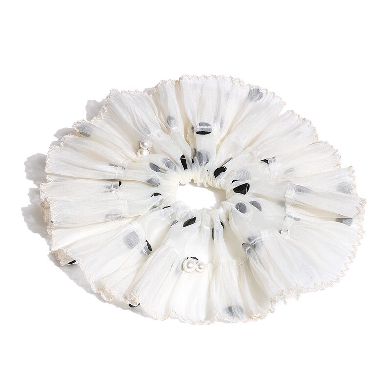 Dotted Hairband Manufacturer - JINYOU 0024 New Trend Polyester Fabric Cherry