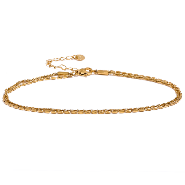 Double Layer Anklet Manufacturer - JINYOU 1828 Classic Exquisite Chain