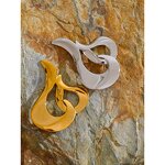 Hollow Heart Brooch Manufacturer - JINYOU 4528 New Arrival Stainless Steel Pin