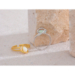 Opal Stone Ring Manufacturer - JINYOU 022 Exquisite Natural Handmade S925
