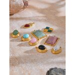 Natural Stone DIY Manufacturer - JINYOU 0055 Stainless Steel Round Square