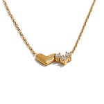 Zircon Heart Pendant Manufacturer - JINYOU 5189 New Arrival 18K Plated