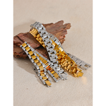 Metal Cuban Bracelet Supplier - JINYOU 280 Men 20cm Stainless Steel Statement