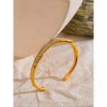 Zircon Open Bracelet Manufacturer - JINYOU 4492 New Arrival Rust Proof Fashion