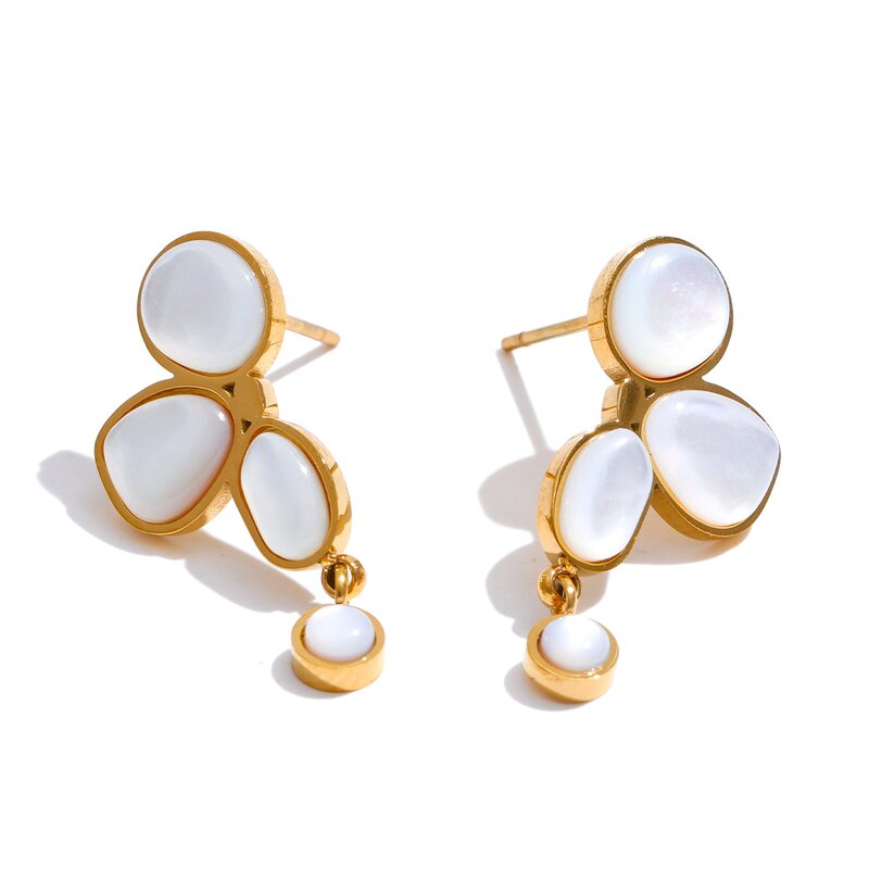 Korean Earrings Manufacturer - JINYOU 1206 Fashion 18K Gold Plated