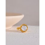 Sea Shell Ring Manufacturer - JINYOU 2155 Casting 18K Gold Tarnish Free