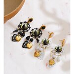 Plastic Earrings Supplier - OEM/ODM JINYOU 1968 Vintage Cat Pattern