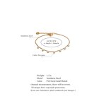 Zirconia Chain Bracelet Supplier - JINYOU 4817 New Arrival Cubic 18K Gold Plated