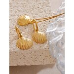 Shell Jewelry Set Manufacturer - JINYOU 815 Trendy Summer Necklace Earrings