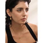 Metal Shell Hoop Set Supplier - JINYOU 875 Stainless Steel 18k Gold Color