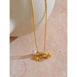 Starfish Crab Necklace Supplier - JINYOU 5214 New Arrival Simulated Pearl