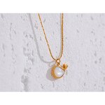 Natural Shell Whale Necklace Manufacturer - JINYOU 3876 High Quality Water Resistant