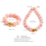 Acrylic Beads Set Supplier - JINYOU 812 New Square Beads String Bracelet