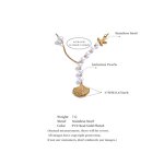 Shell Starfish Necklace Manufacturer - JINYOU 4209 Stainless Steel Golden Pendant