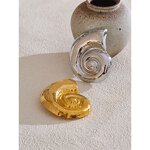 Conch Shape Brooch Manufacturer - JINYOU 5172 New Arrival Stainless Steel