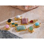 Natural Stone DIY Manufacturer - JINYOU 0055 Stainless Steel Round Square