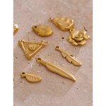 DIY Jewelry Accessories Supplier - JINYOU 0161 Leaf Flower Geometric Cubic