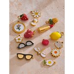 Cartoon Accessories Manufacturer - JINYOU 0185 Cute Fruits Pineapple Strawberry