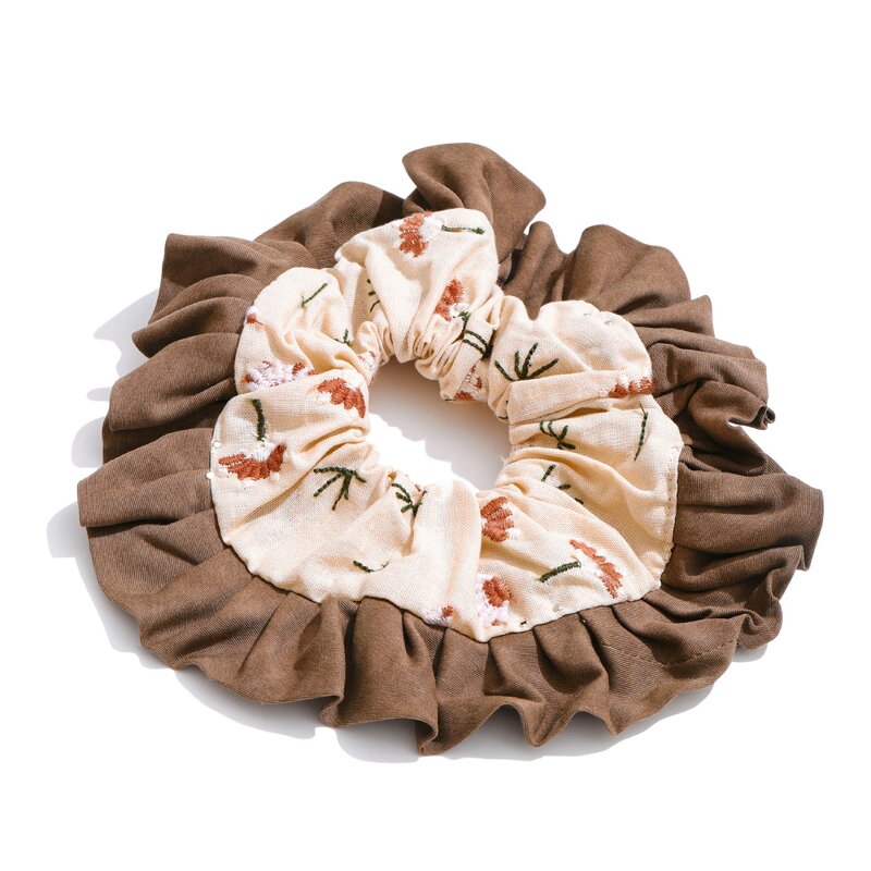 Two Color Hair Clips Manufacturer - JINYOU 0030 Wholesale Polyester Fabric Elastic