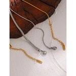 Mix Chain Necklace Supplier - JINYOU 678 Minimalist Metal 18K Gold Plated