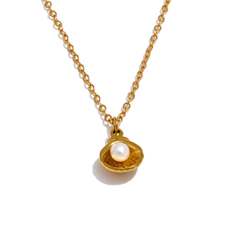 Shell Pearl Necklace Supplier - JINYOU 4789 New Arrival Natural Pearl