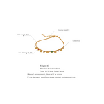 Butterfly Drop Anklet Manufacturer - JINYOU 2156 Exquisite Colorful Cubic