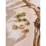 Natural Stone Pendant Manufacturer - JINYOU 0024 Exquisite Stainless Steel Square