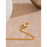 Shell Dolphin Necklace Supplier - JINYOU 5075 New Arrival Natural 18K Gold