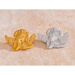 Cherub Brooch Supplier - JINYOU 4523 Fashion Design Metal Cute Shape PVD