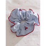 Elastic Hair Tie Supplier - JINYOU 0015 Wholesale Bulk Trendy Woman Blue