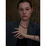 Stone Beads Necklace Manufacturer - JINYOU 4268 Trendy Colorful Waterproof