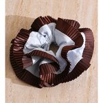 Hair Scrunchies Supplier - JINYOU 0021 New Style Oversize Black Red Satin