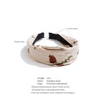 Sweet Hair Accessories Manufacturer - JINYOU 0034 New Arrivals Polyester Flower