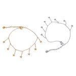 Long Star Anklet Supplier - JINYOU 687 316L Stainless Steel Summer Beach