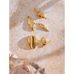 Conch Shell Charm Manufacturer - JINYOU 0110 Trendy Stainless Steel Metal