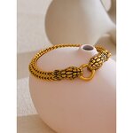 Snake Shape Bracelet Manufacturer - JINYOU 5426 New Arrival 23cm Stainless Steel