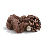 Floral Hair Ties Manufacturer - JINYOU 0028 Fashion Polyester Fabric Leopard