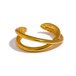 Gold Color Ear Clips Supplier - JINYOU 042 1PC Sterling Silver Minimalist 18k