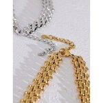 Metal Chain Set Manufacturer - JINYOU 606 Waterproof 18K Gold Plated Stainless