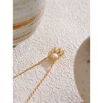 Pearl Zircon Necklace Supplier - JINYOU 5209 New Arrival Simulated Pearl