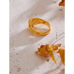 Metal Sun Finger Ring Manufacturer - JINYOU 5513 New Arrival Waterproof PVD