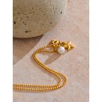 Starfish Crab Necklace Supplier - JINYOU 5214 New Arrival Simulated Pearl