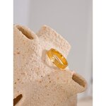 Minimalist Sun Ring Supplier - JINYOU 3925 Stainless Steel Round Finger